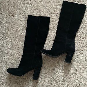 Black Suede Boots